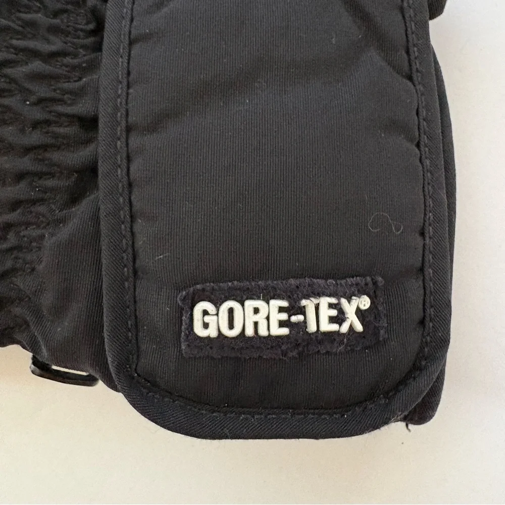 L.L.Bean‎ Black Gore-Tex Kids Snow Winter Gloves Ski Snowboard S Primaloft Warm